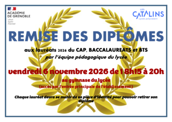 Remise des Diplômes 2026