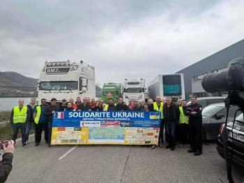 Départ du convoi pour l’Ukraine
